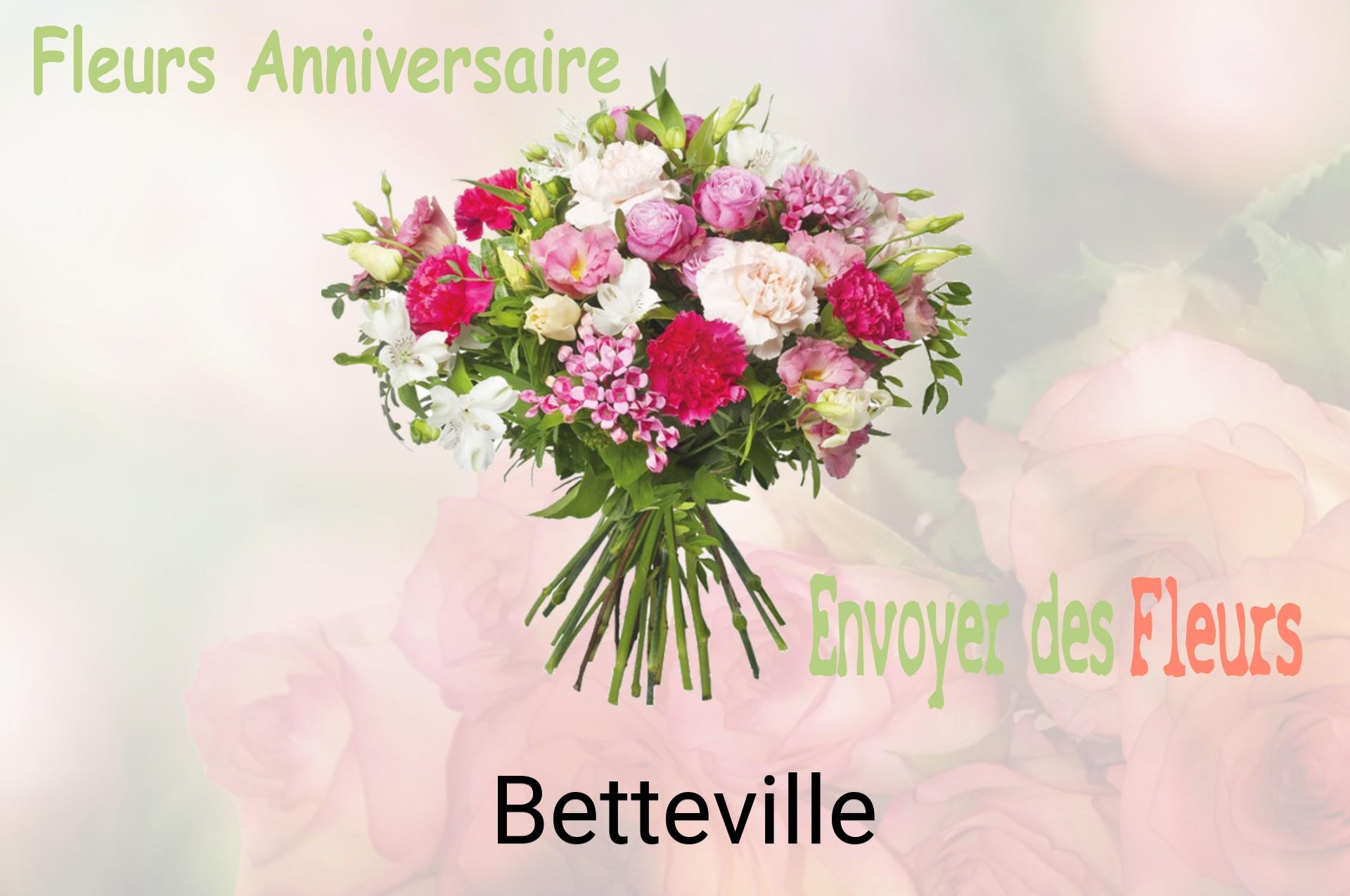 Bouquet de fleurs d’anniversaire livré à Betteville